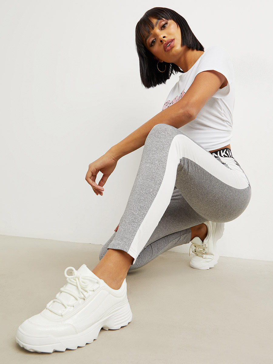 ليقنز مطبوع بتفاصيل جانبية من ستايلي-women-clothing-bottoms-leggings-image-5