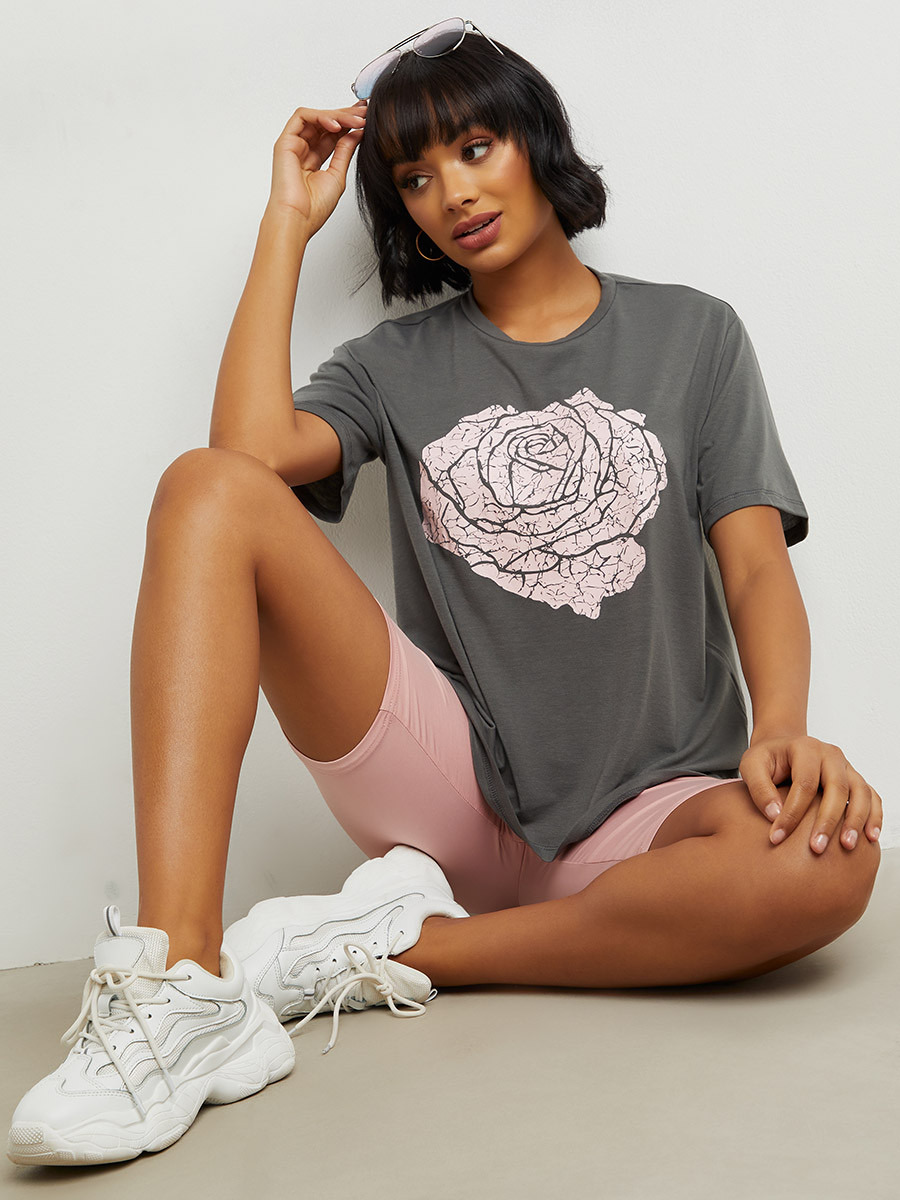 Styli Rose Graphic Print Boxy T-shirt-women-clothing-tshirts-image-1
