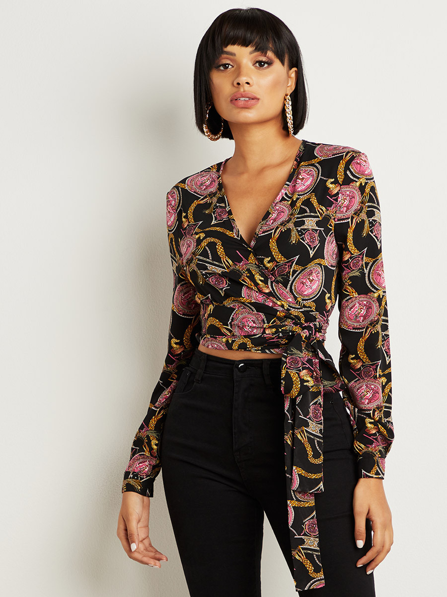 بلوزة مطبوعة بأكمام طويلة من ستايلي-women-clothing-shirtsandblouses-blouses-image-5
