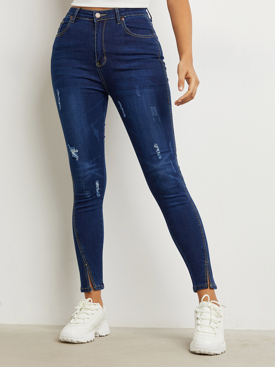 بنطلون جينز بقصة ضيقة من ستايلي-women-clothing-bottoms-jeans-image-1