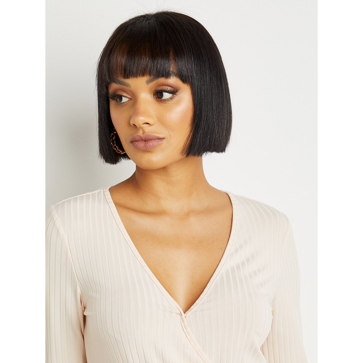 Styli Ribbed V Neck Long Sleeves Jumpsuit -women-clothing-jumpsuits-image-3