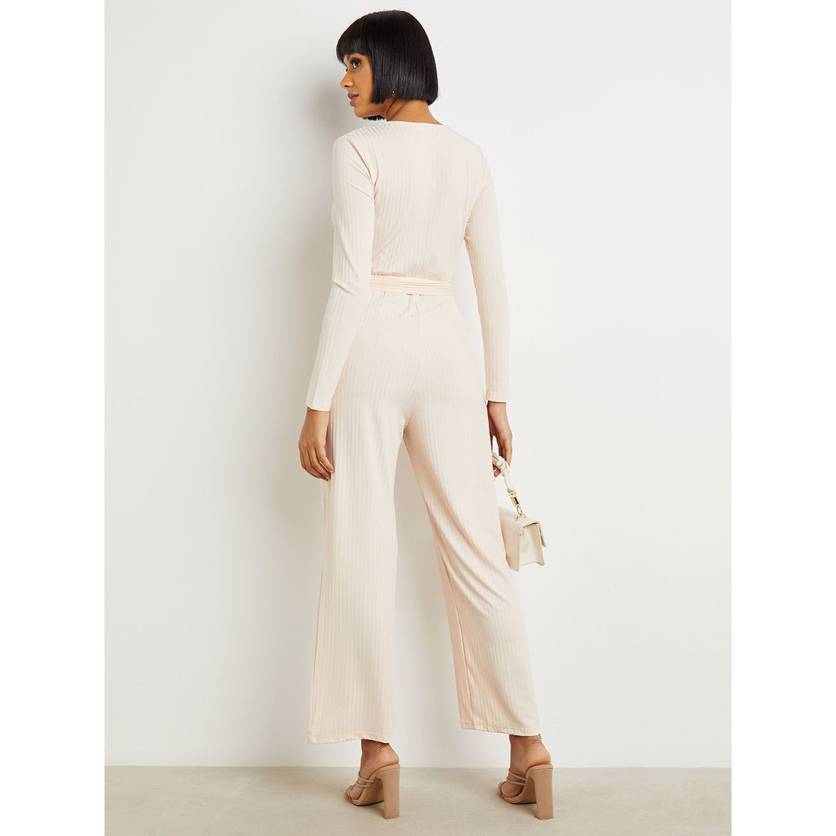 Styli Ribbed V Neck Long Sleeves Jumpsuit -women-clothing-jumpsuits-image-4