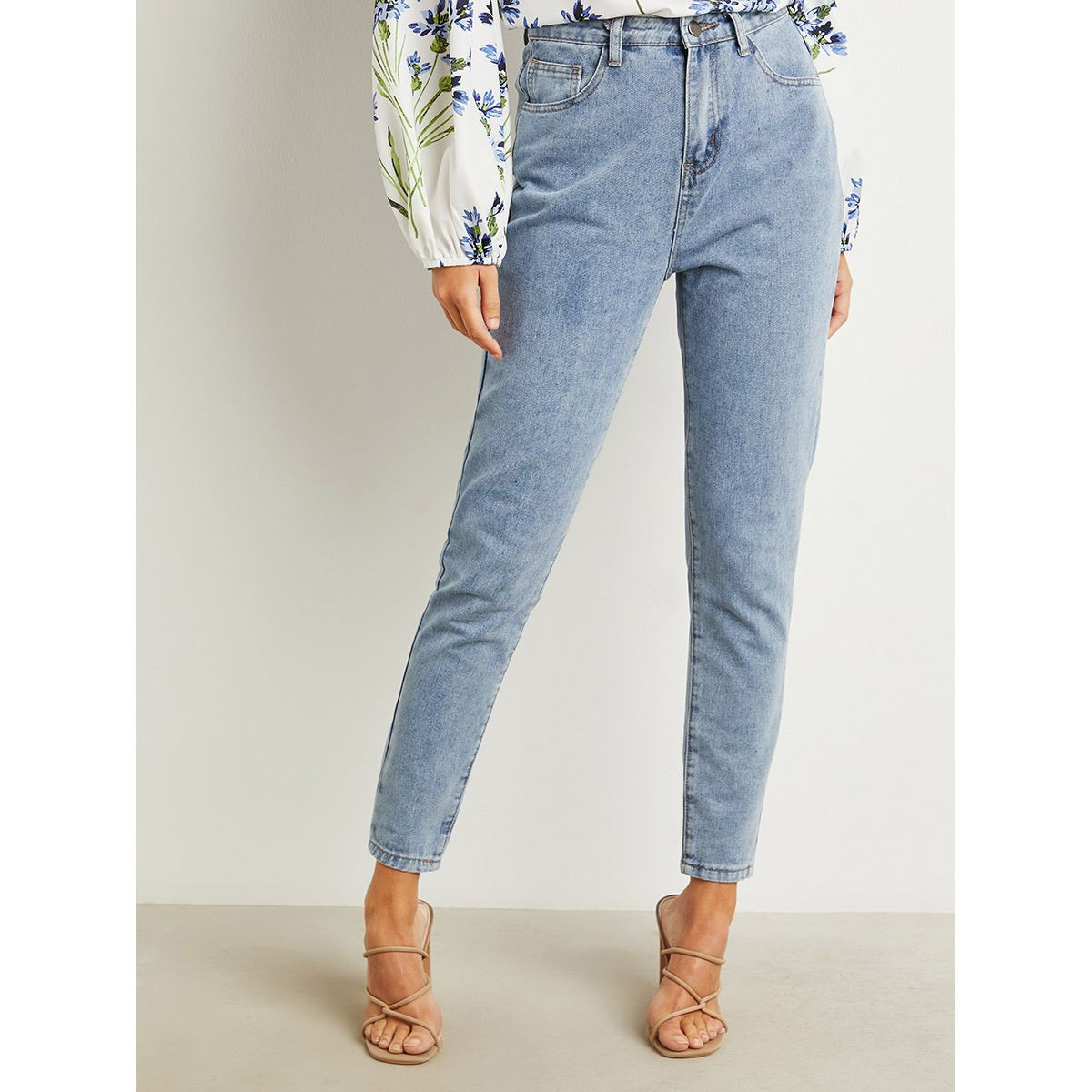 بنطلون جينز بقصة ضيقة من ستايلي-women-clothing-bottoms-jeans-image-1