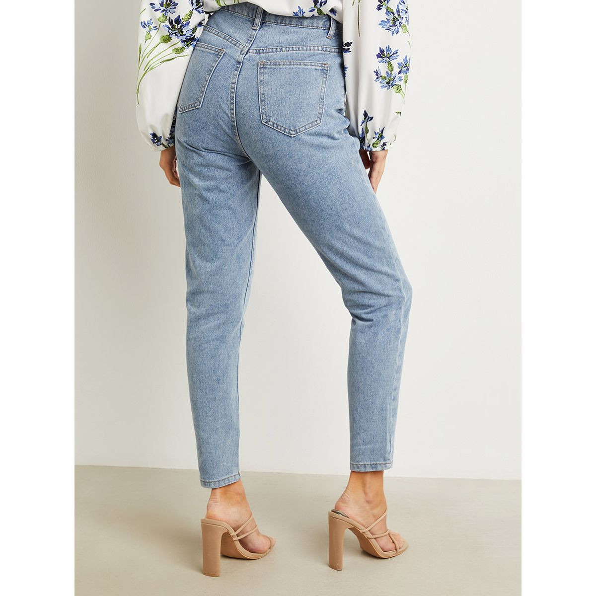 Styli 5-Pocket Construct Slim Fit Mom Jeans-women-clothing-bottoms-jeans-image-3