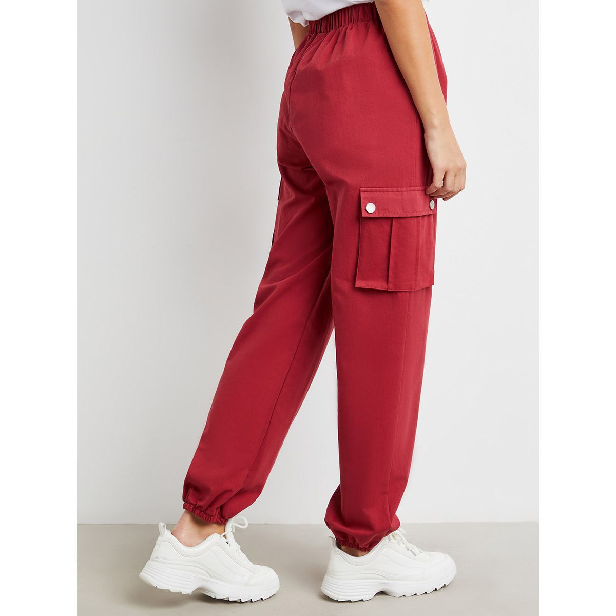 Styli Cargo Pocket Detail Relaxed Fit Jogger-women-clothing-bottoms-trousers-image-3