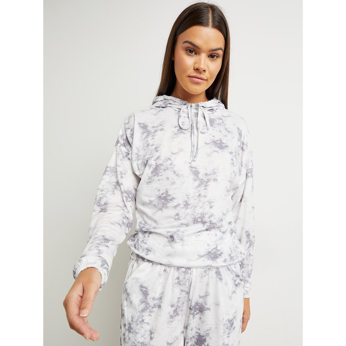 Styli Tie and Dye Hooded Top and Jogger Set-women-clothing-nightwear-pyjamas-longsets-image-3