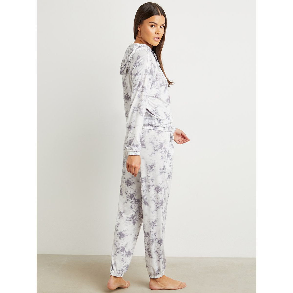 مجموعة من هودي مصبوغ وبنطلون رياضي من ستايلي-women-clothing-nightwear-pyjamas-longsets-image-5