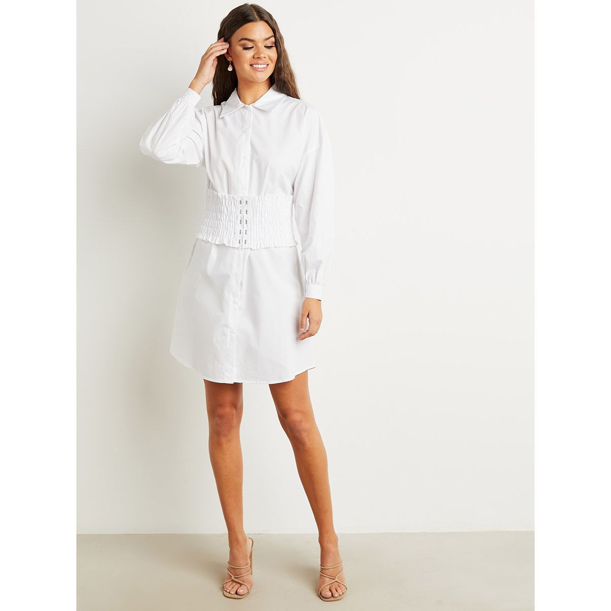 فستان قصير بأكمام طويلة من ستايلي-women-clothing-dresses-image-2