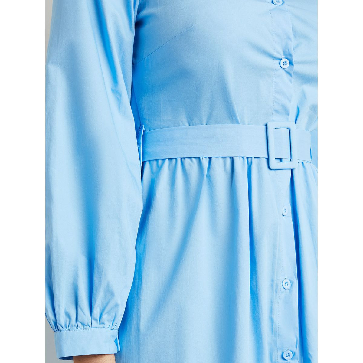 Styli Button Through Long Sleeves Belted Maxi Dress-women-clothing-dresses-image-3
