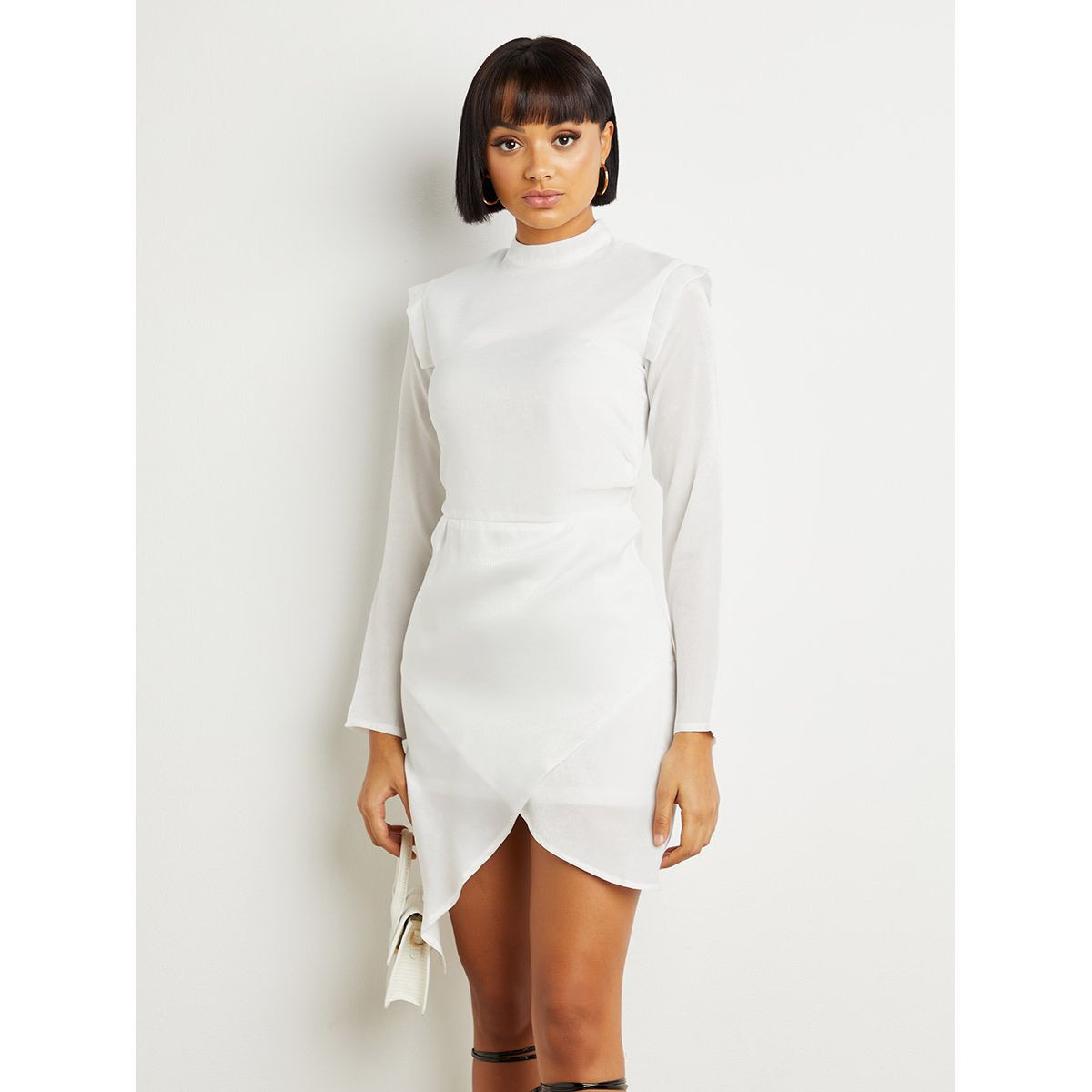 فستان قصير بأكمام طويلة من ستايلي-women-clothing-dresses-image-2