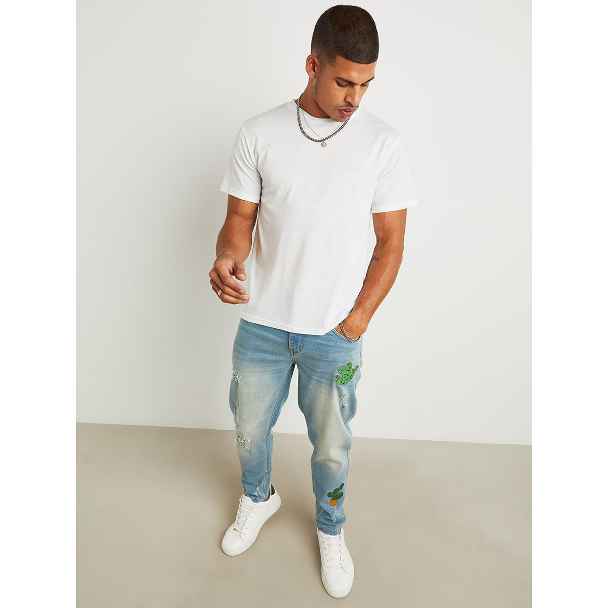 تيشيرت مطبوع بقصة ضيقة من ستايلي-men-clothing-tshirtsandpolos-tshirts-image-3