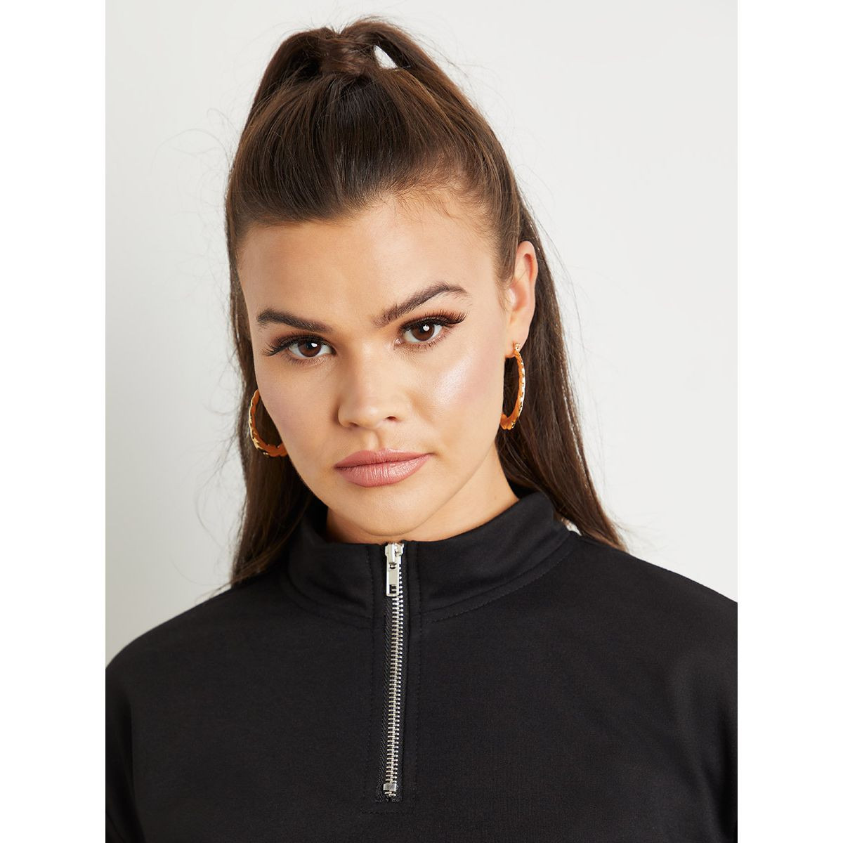 سويتشيرت بسحّاب إغلاق من ستايلي-women-clothing-hoodiesandsweatshirts-sweatshirts-image-3