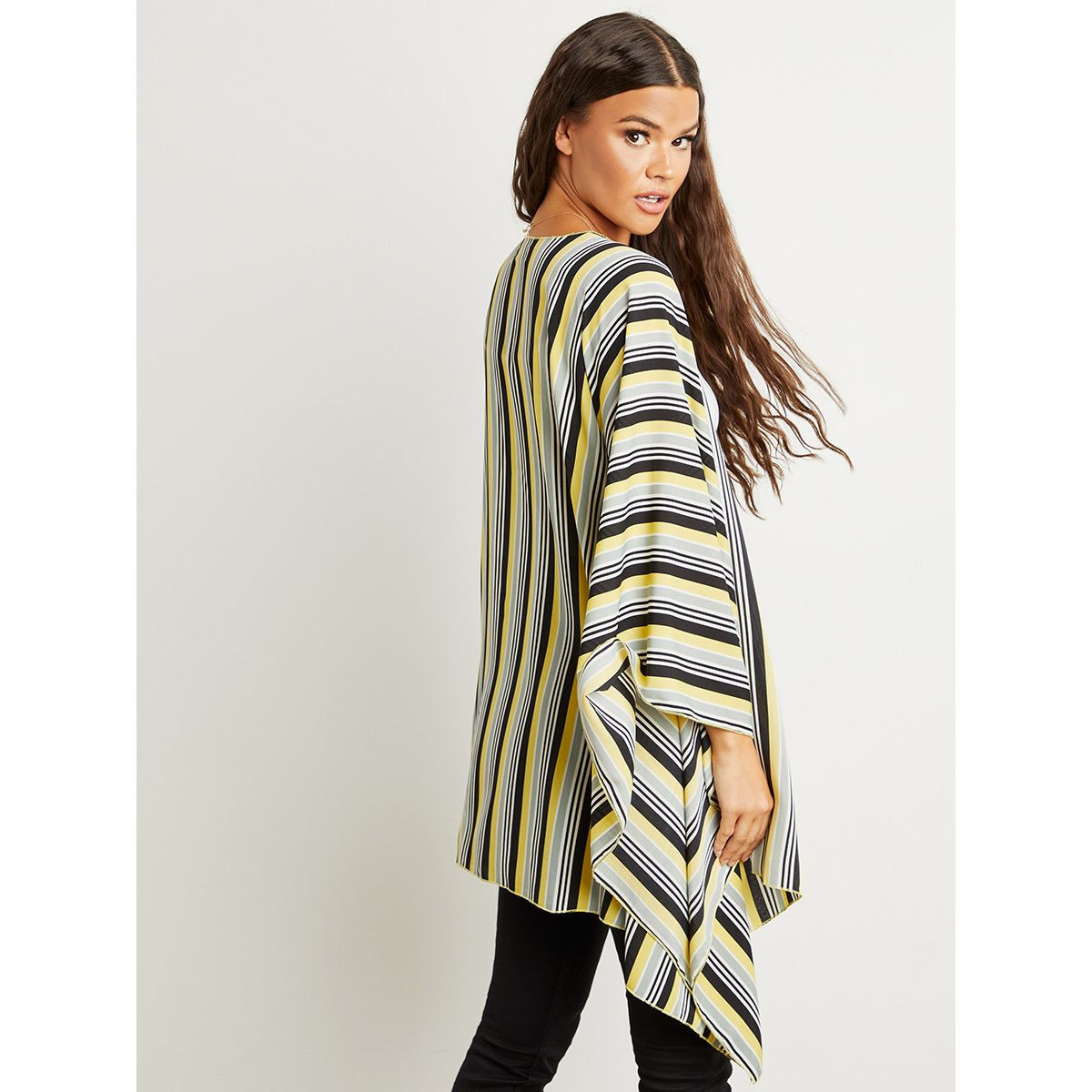 كيمونو قصير مخطط من ستايلي-women-clothing-shirtsandblouses-blouses-image-4