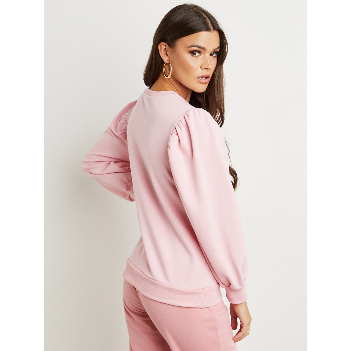 سويت شيرت سادة بأكمام منفوخة من ستايلي-women-clothing-hoodiesandsweatshirts-sweatshirts-image-5