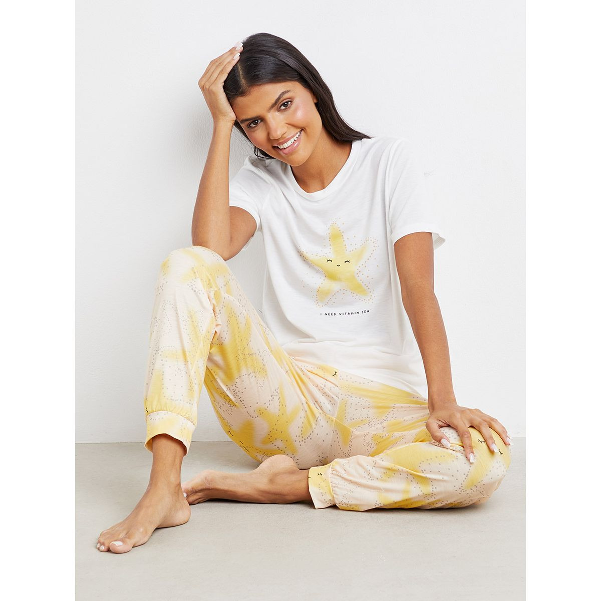 طقم بيجاما من ستايلي-women-clothing-nightwear-pyjamas-longsets-image-1