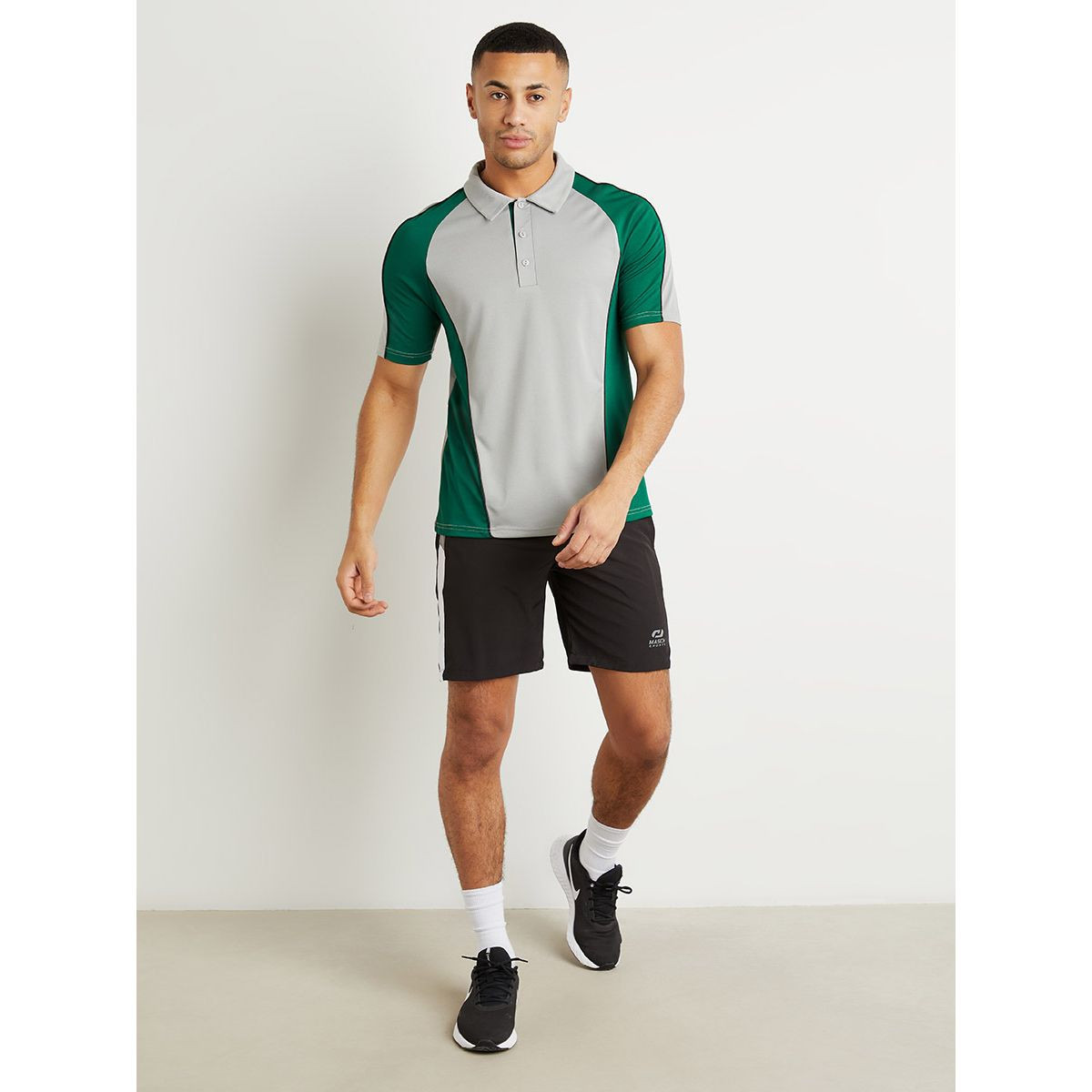 Styli Colorblock Short Sleeves Active Polo T-shirt-men-clothing-sportswearandactivewear-tshirtsandpolos-image-2