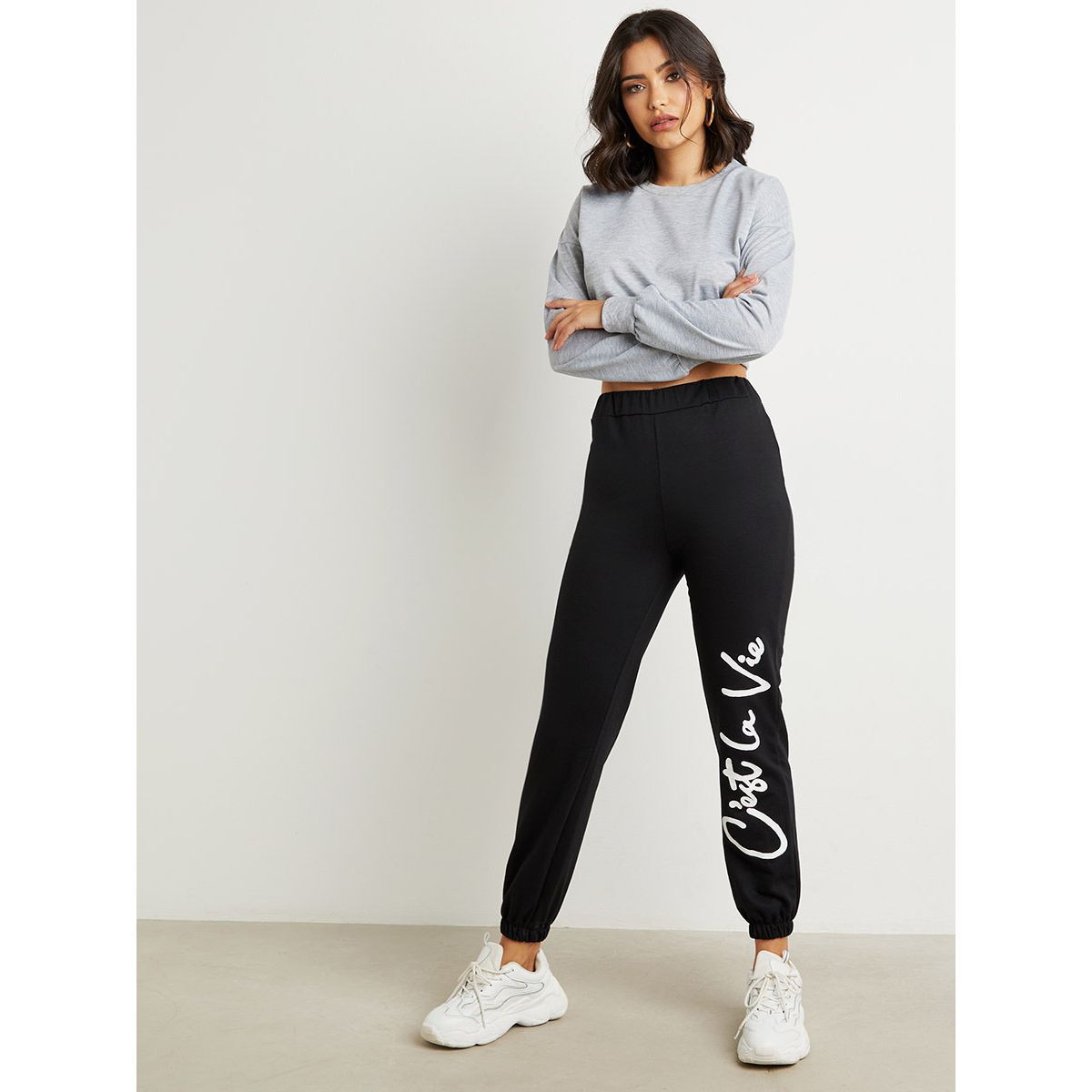 بنطلون رياضي مطبوع من ستايلي-women-clothing-bottoms-joggers-image-2