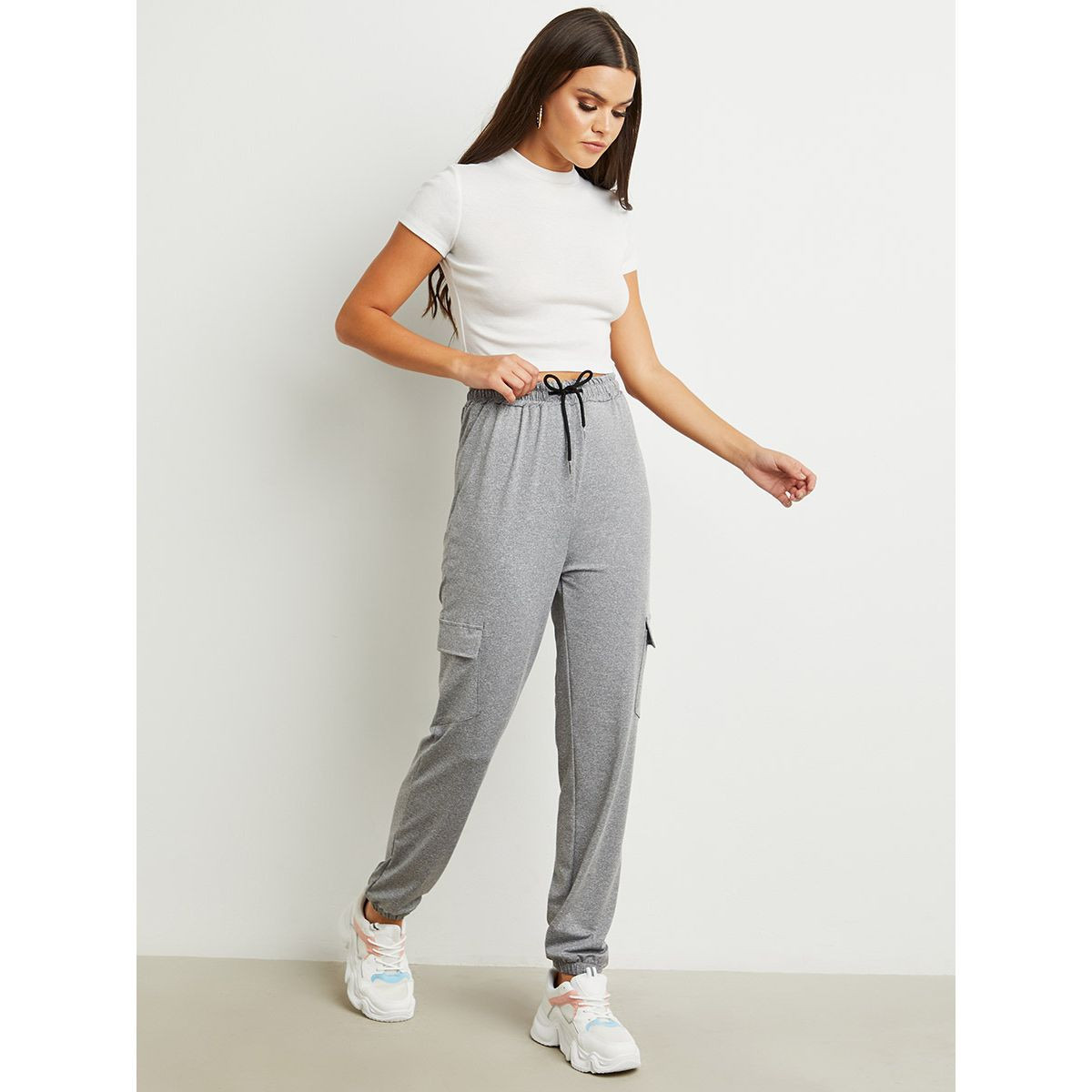 بنطلون بقصة ضيقة وجيوب من ستايلي-women-clothing-bottoms-joggers-image-2