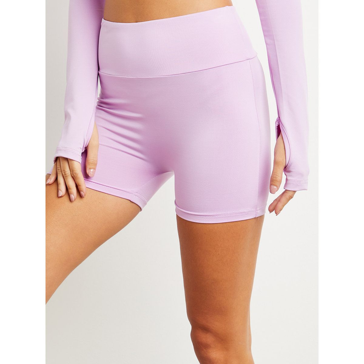 طقم رياضي (بلوزة + شورت) من ستايلي-sports-women-clothing-trackpantsandtracksuits-image-5