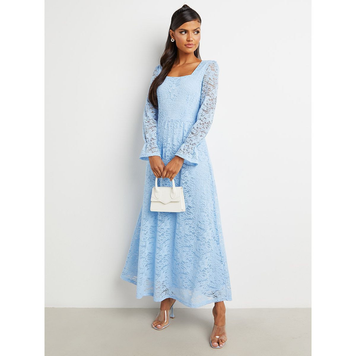 فستان طويل بحافة واسعة من ستايلي-women-clothing-dresses-image-2