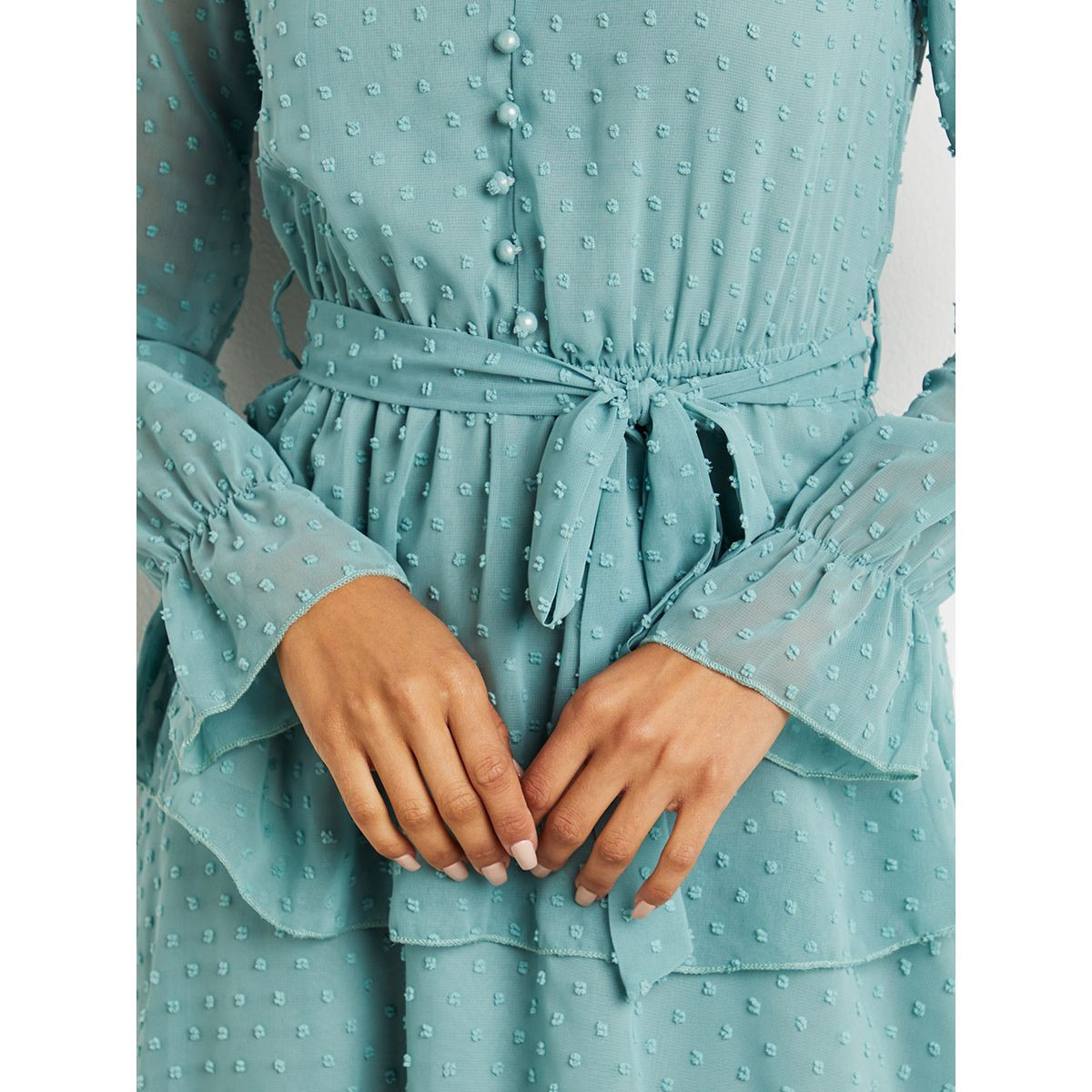 فستان طويل بطبقات مع اربطة من ستايلي-women-clothing-dresses-image-5