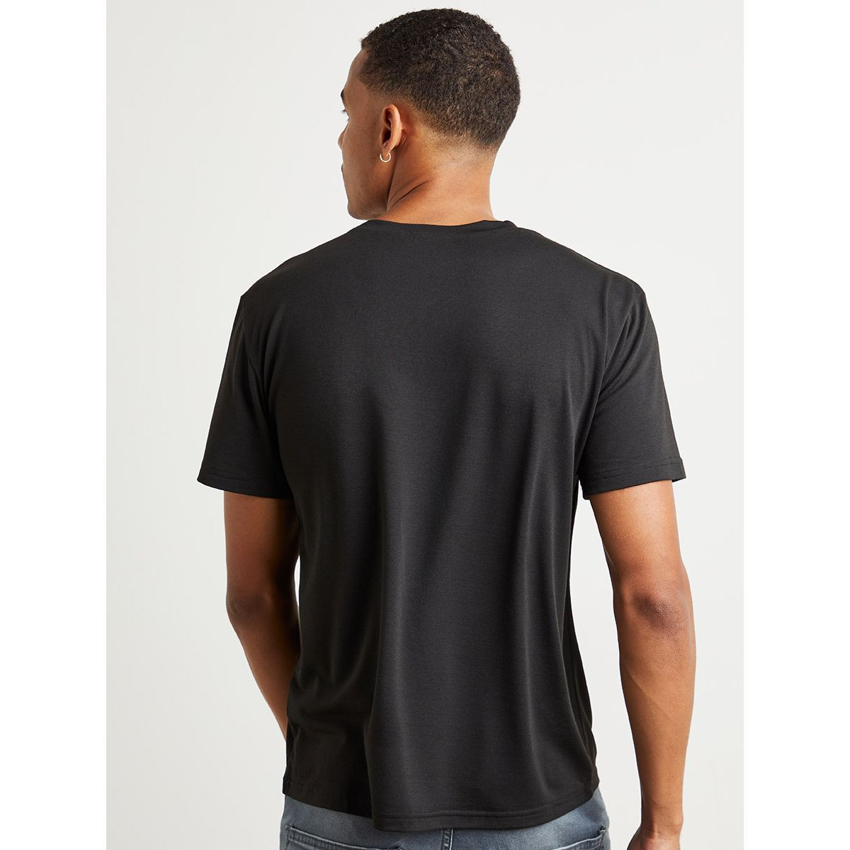 Styli Ravina Festive Slogan Print Slim Fit T-Shirt-men-clothing-tshirtsandpolos-tshirts-image-4