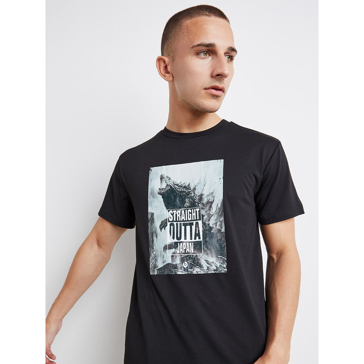 Styli Straight Outta Photo Print Slim Fit T-shirt-men-clothing-tshirtsandpolos-tshirts-image-3