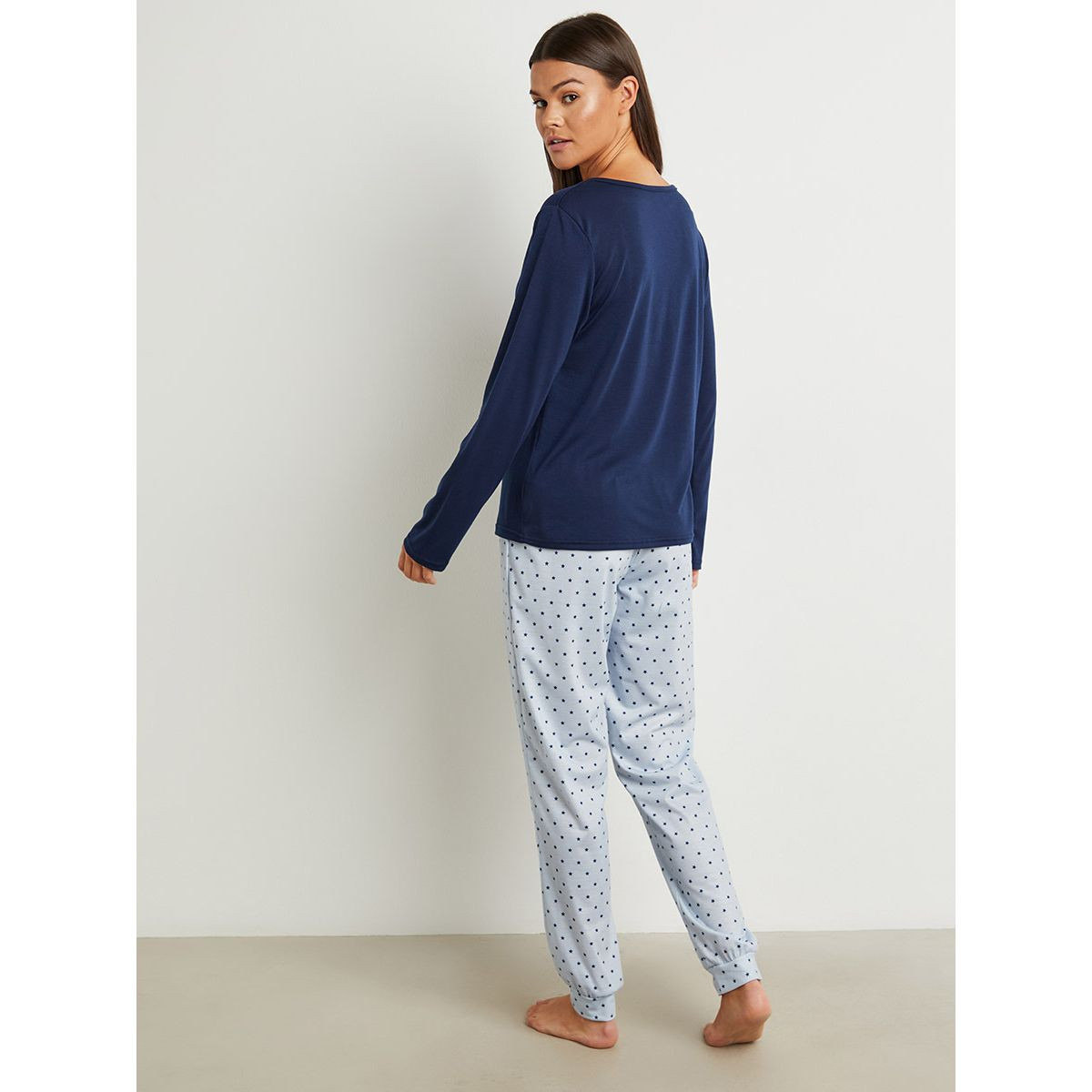 مجموعة من تيشيرت وبنطال بيجاما من ستايلي-women-clothing-nightwear-pyjamas-longsets-image-5