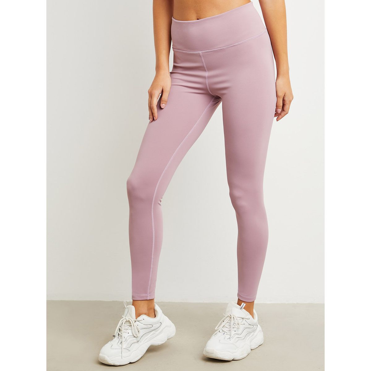 Styli Elastic Waistband Active Yoga Leggings-women-clothing-bottoms-leggings-image-2