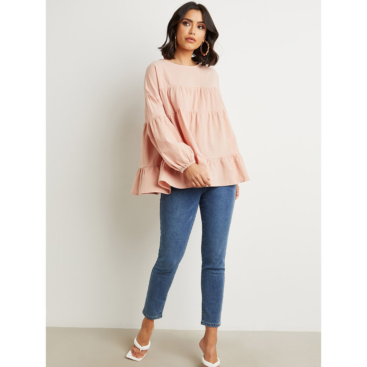 بلوزة قصيرة بقصة واسعة من ستايلي-women-clothing-shirtsandblouses-blouses-image-2