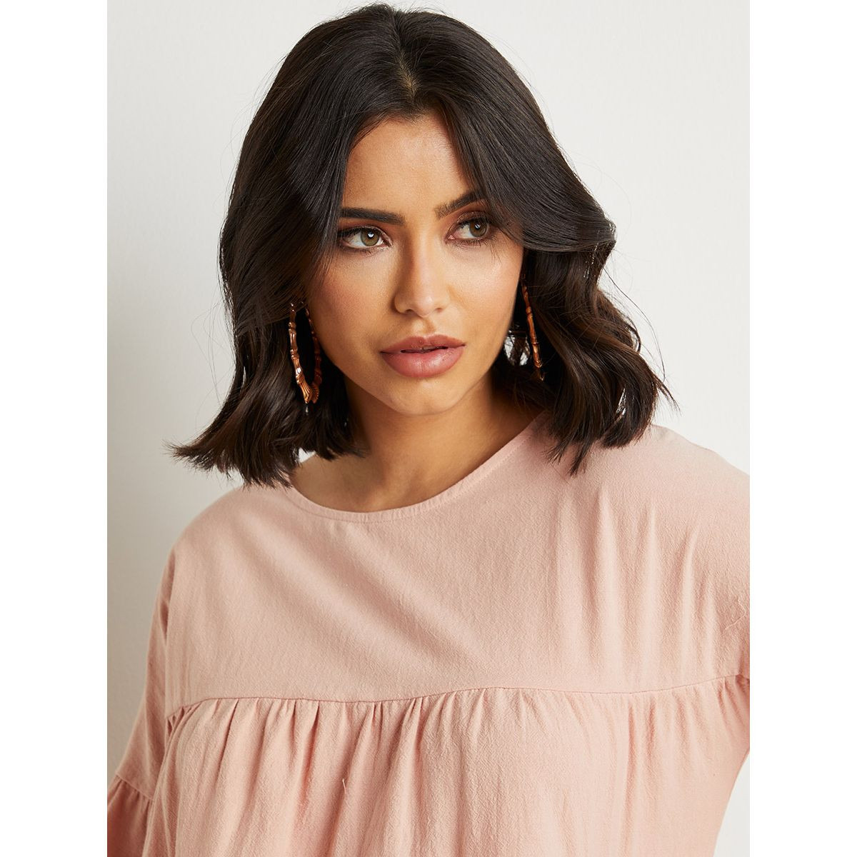 بلوزة قصيرة بقصة واسعة من ستايلي-women-clothing-shirtsandblouses-blouses-image-3