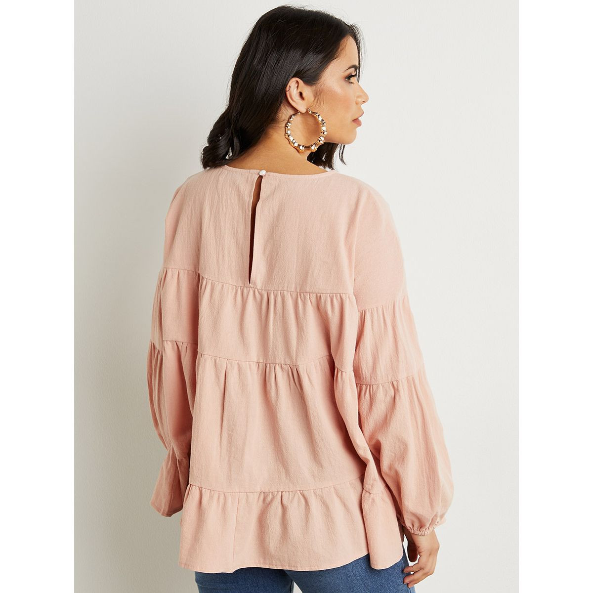 بلوزة قصيرة بقصة واسعة من ستايلي-women-clothing-shirtsandblouses-blouses-image-5