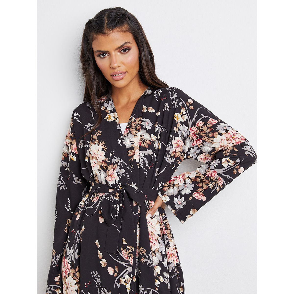 عباية بطبعات ورود من ستايلي-women-arabicclothing-abayas-image-3
