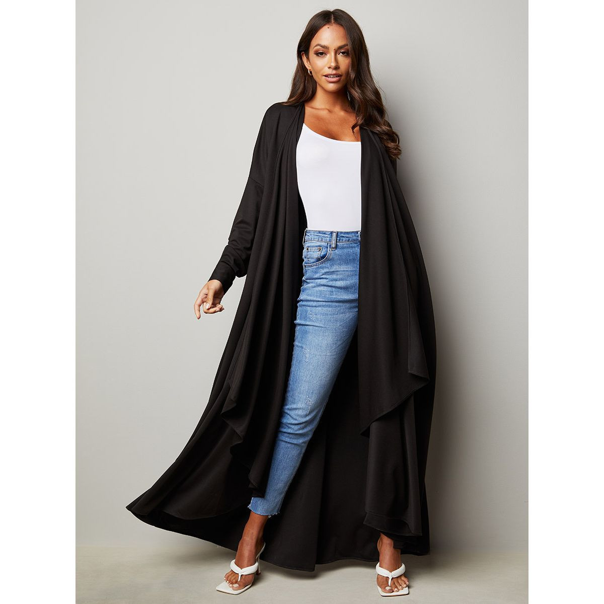 عباية كاجوال باكمام طويلة من ستايلي-women-arabicclothing-abayas-image-1