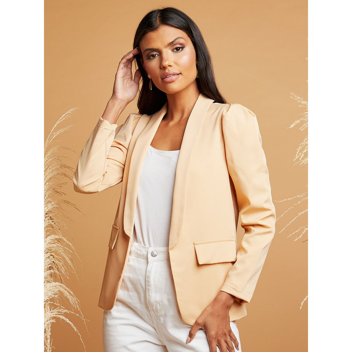 Styli Open Front Long Sleeves Blazer-women-clothing-coatsandjackets-blazers-image-1