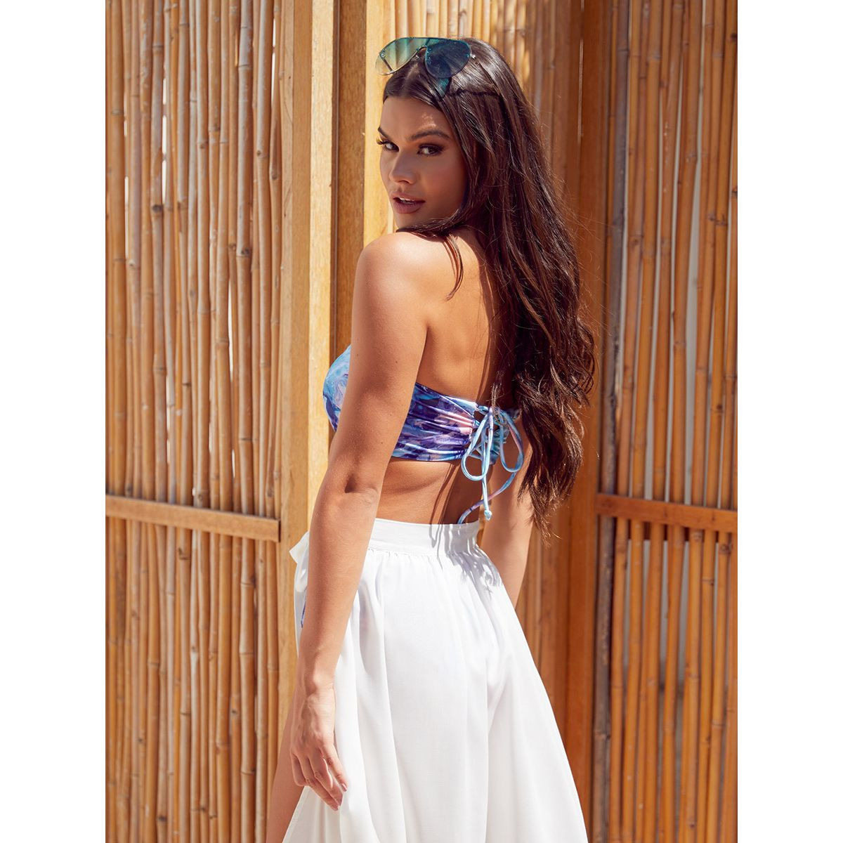 Styli Marble Tie and Dye Bandeau and High Waist Bikini Set-women-clothing-swimandbeach-swimsuits-image-9
