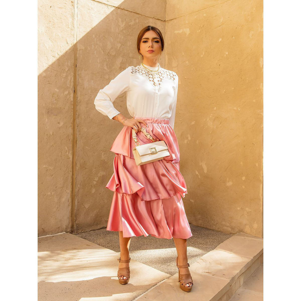 تنورة ساتان بطبقات-women-clothing-bottoms-skirts-image-5