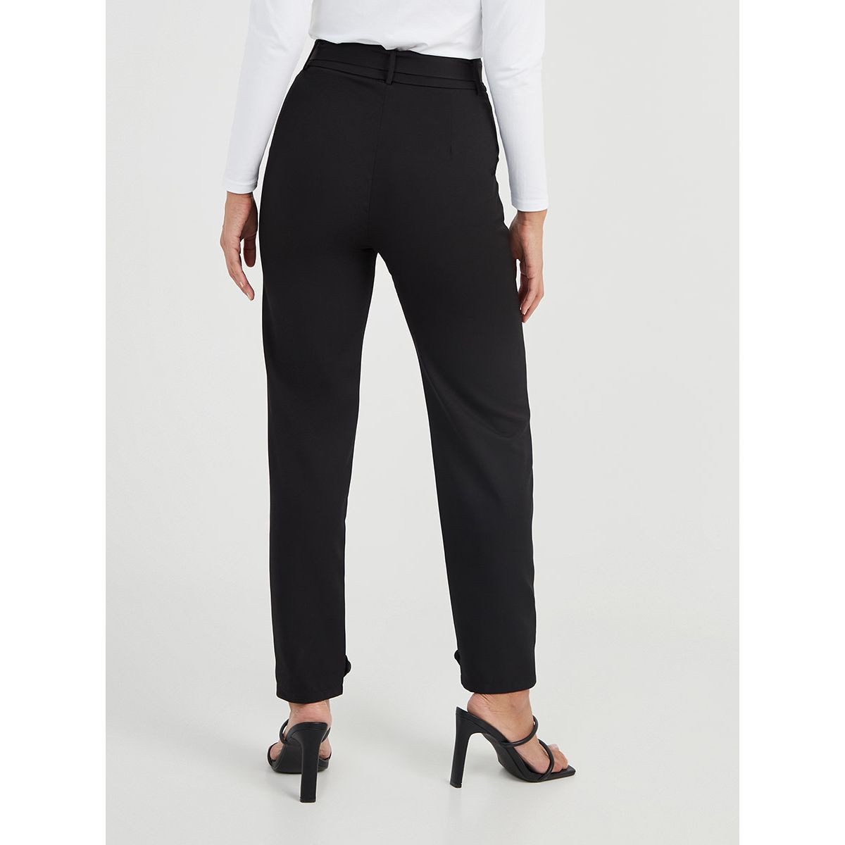 Styli Tailored Trouser with Self Belt and Button Hem Detail-women-clothing-bottoms-trousers-image-5
