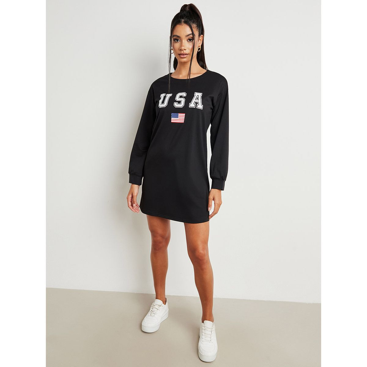 بودي سوت بطبعة كتابة من ستايلي-women-clothing-dresses-image-2