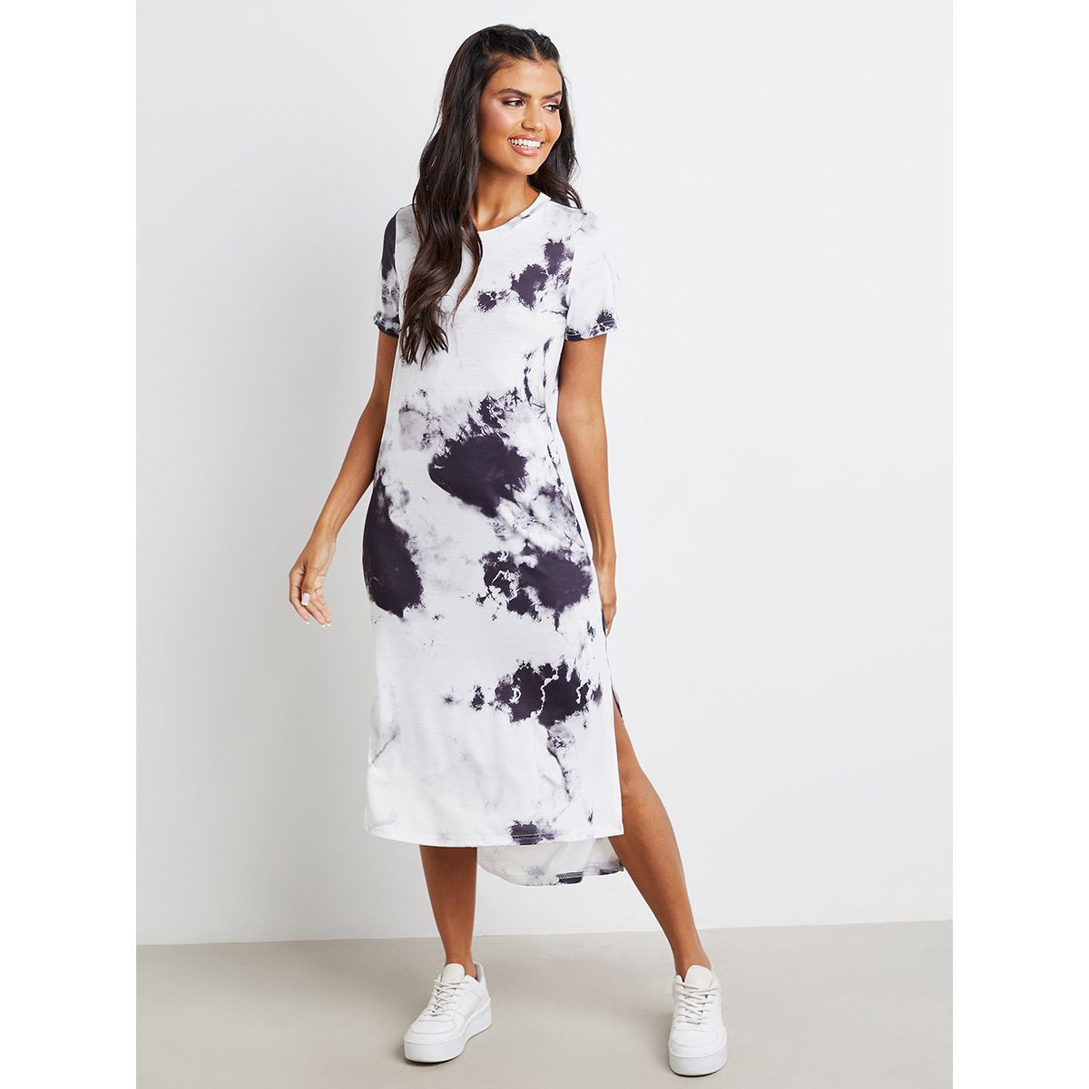 فستان ميدي مطبع من ستايلي-women-clothing-dresses-image-1