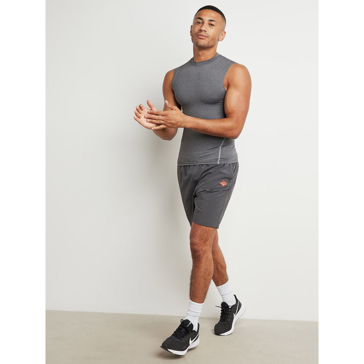 Styli High Neck Stitched Detail Slim Fit Tank-men-clothing-sportswearandactivewear-tshirtsandpolos-image-2