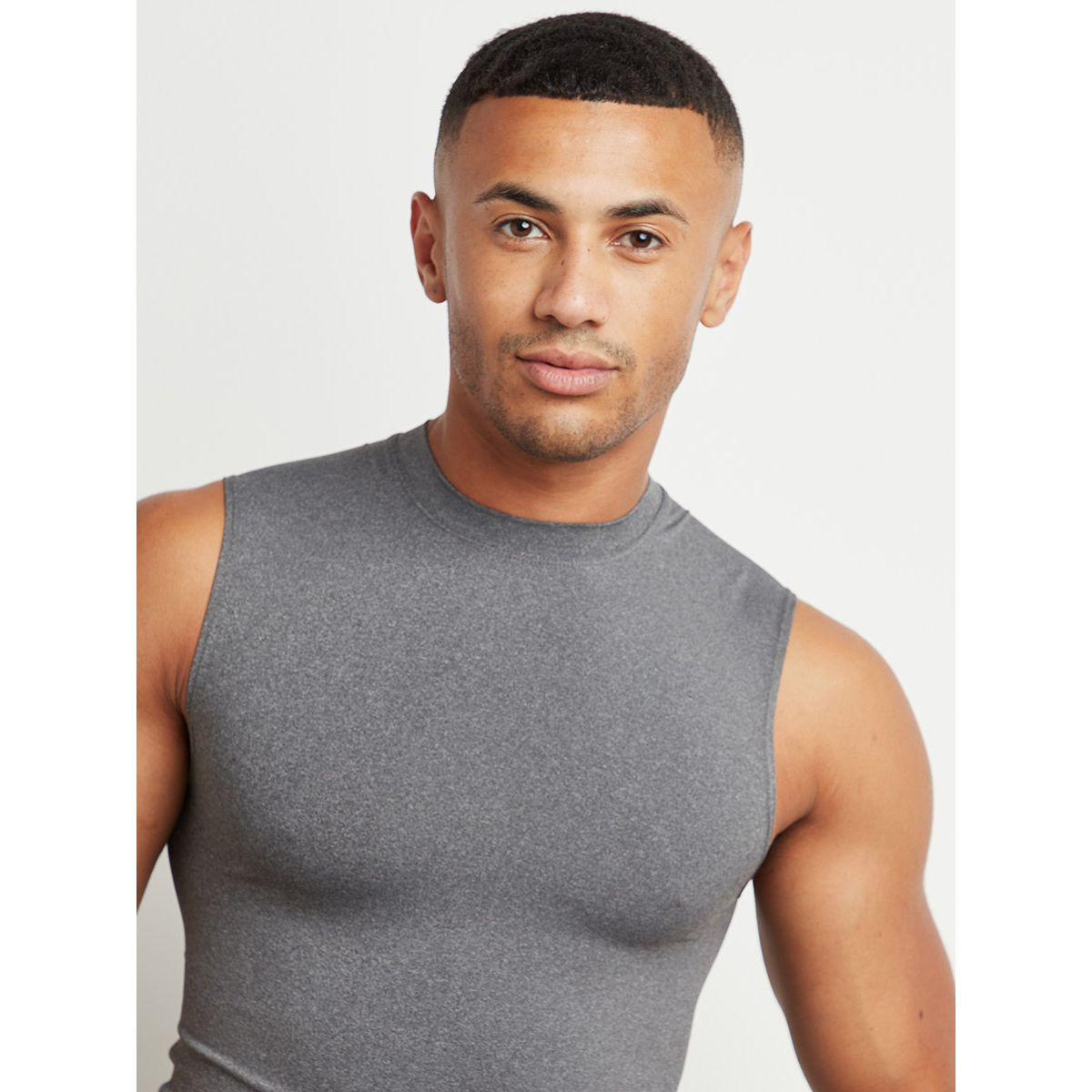 Styli High Neck Stitched Detail Slim Fit Tank-men-clothing-sportswearandactivewear-tshirtsandpolos-image-3