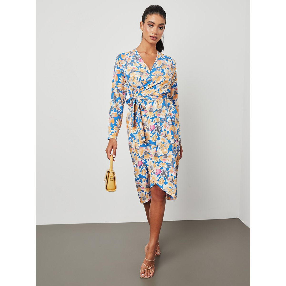فستان ميدي بطبعات ازهار من ستايلي-women-clothing-dresses-image-2