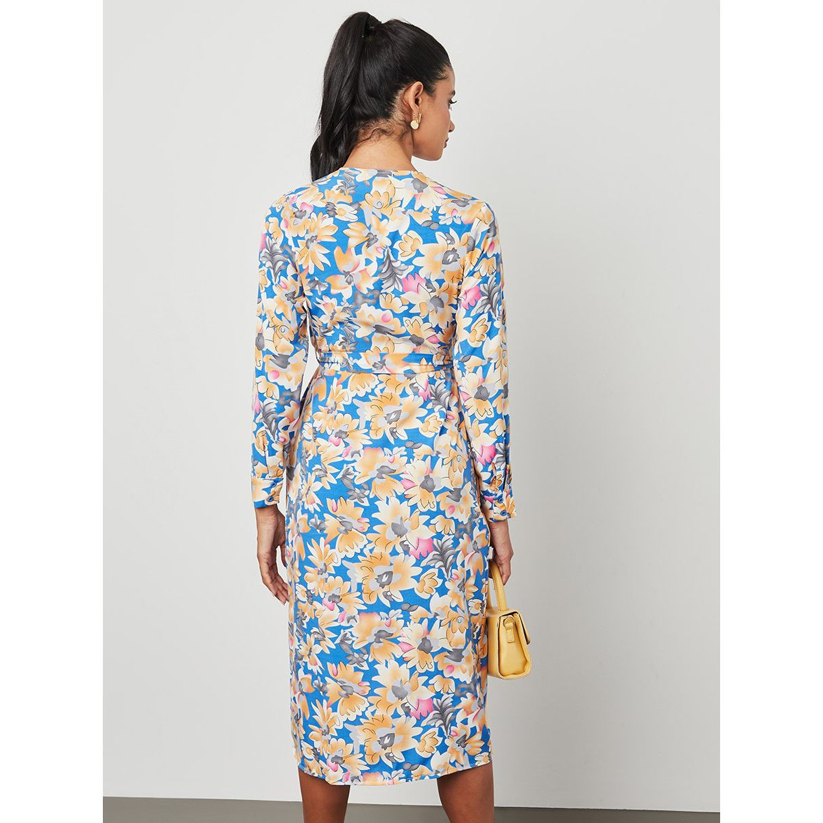 فستان ميدي بطبعات ازهار من ستايلي-women-clothing-dresses-image-5