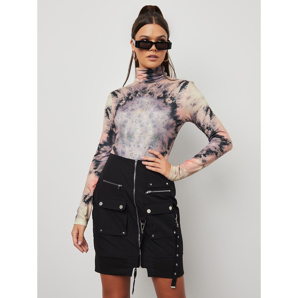 تنورة قصيرة بقصة ضيقة من ستايلي-women-clothing-bottoms-skirts-image-1