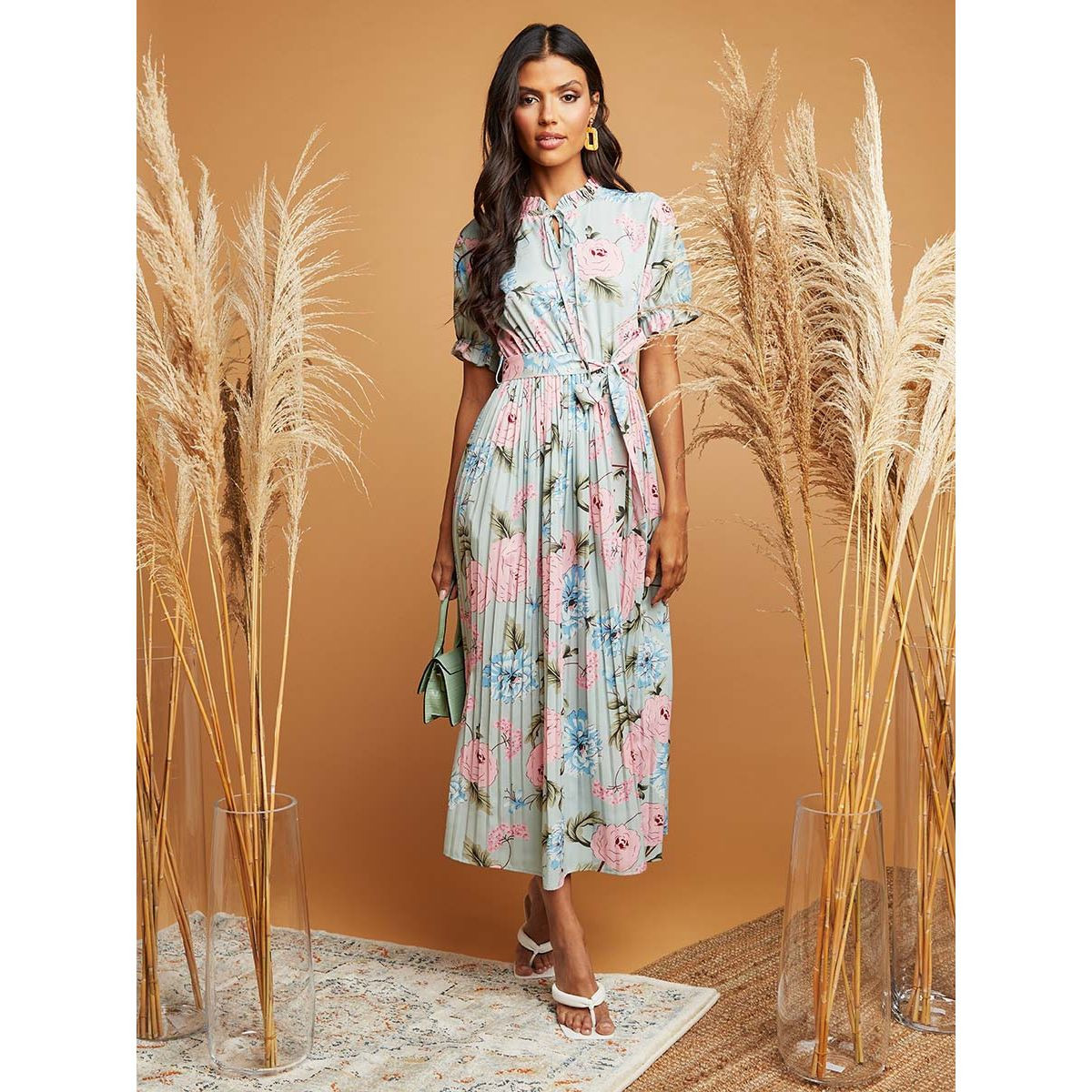 فستان بطبعات ازهار من ستايلي-women-clothing-dresses-image-1