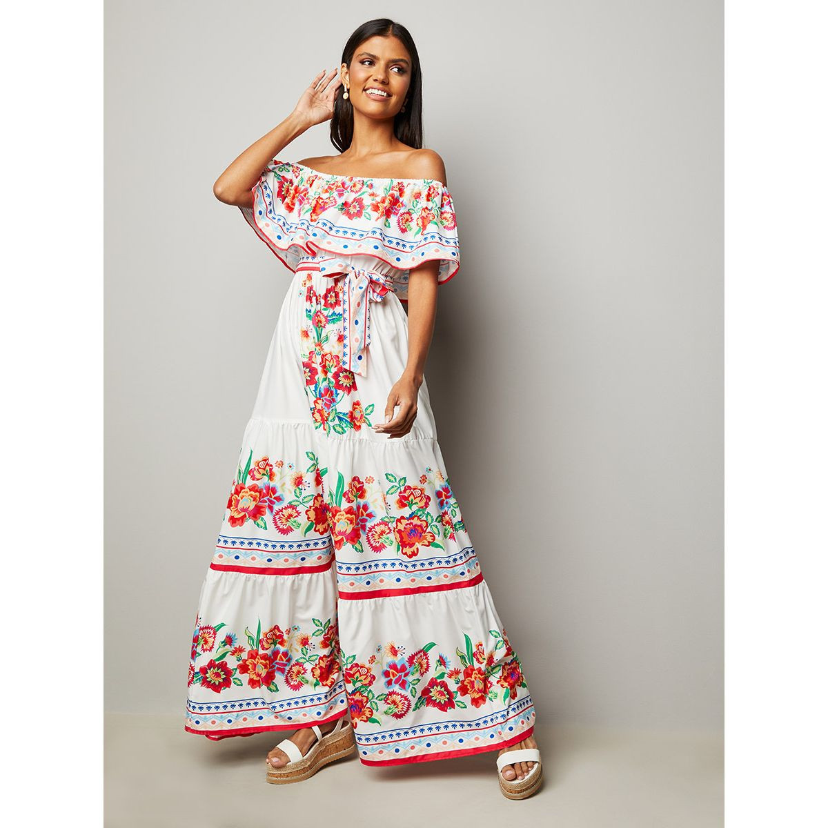 فستان طويل باكتاف منفوشة من ستايلي-women-clothing-dresses-image-1