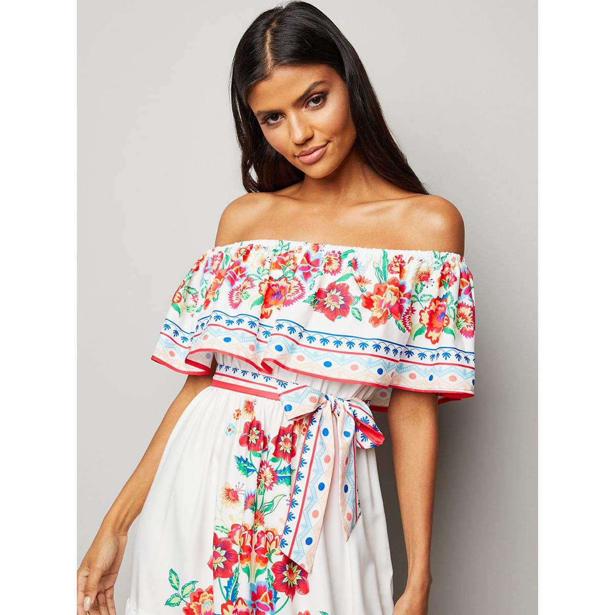 فستان طويل باكتاف منفوشة من ستايلي-women-clothing-dresses-image-2