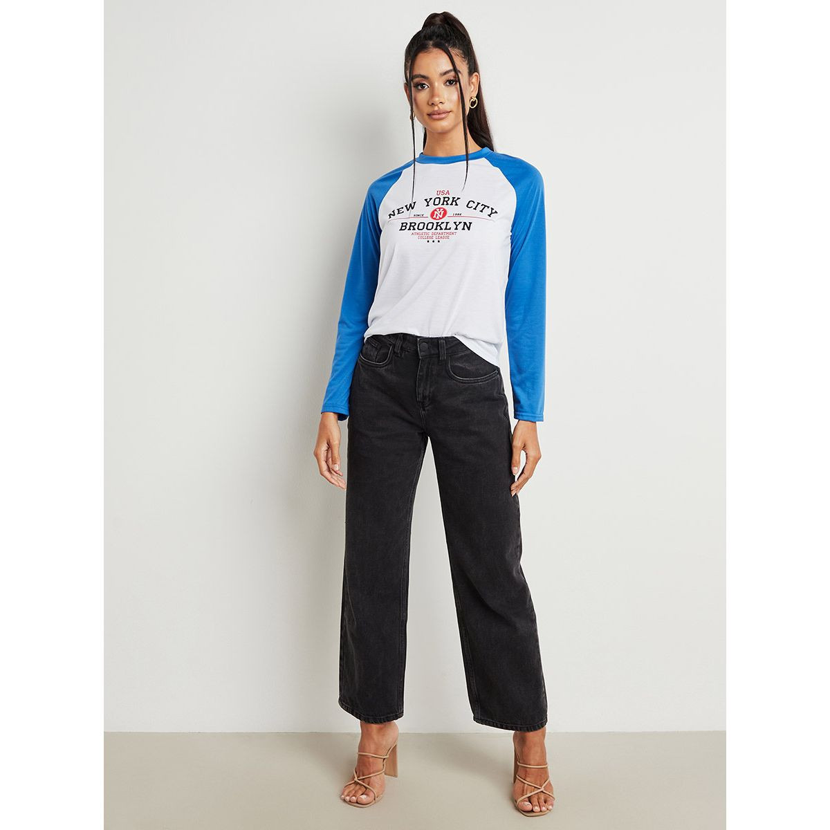 تيشيرت بطبعة كتابة من ستايلي-women-clothing-tshirts-image-2