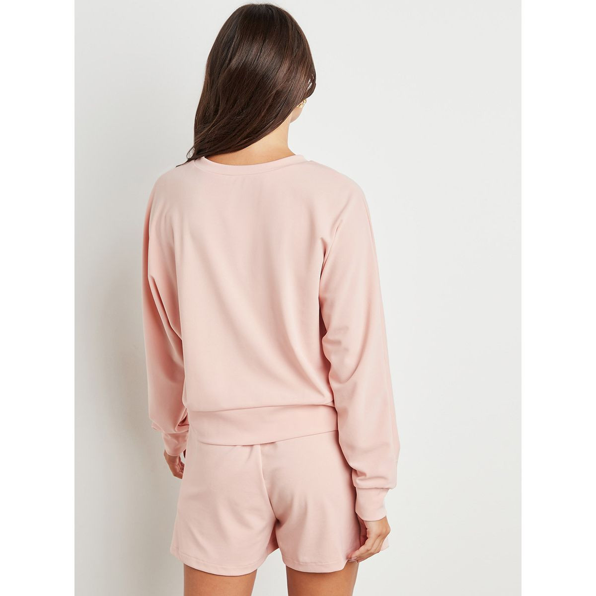 طقم سويت شيرت مع شورت من ستايلي-women-clothing-tshirts-image-5